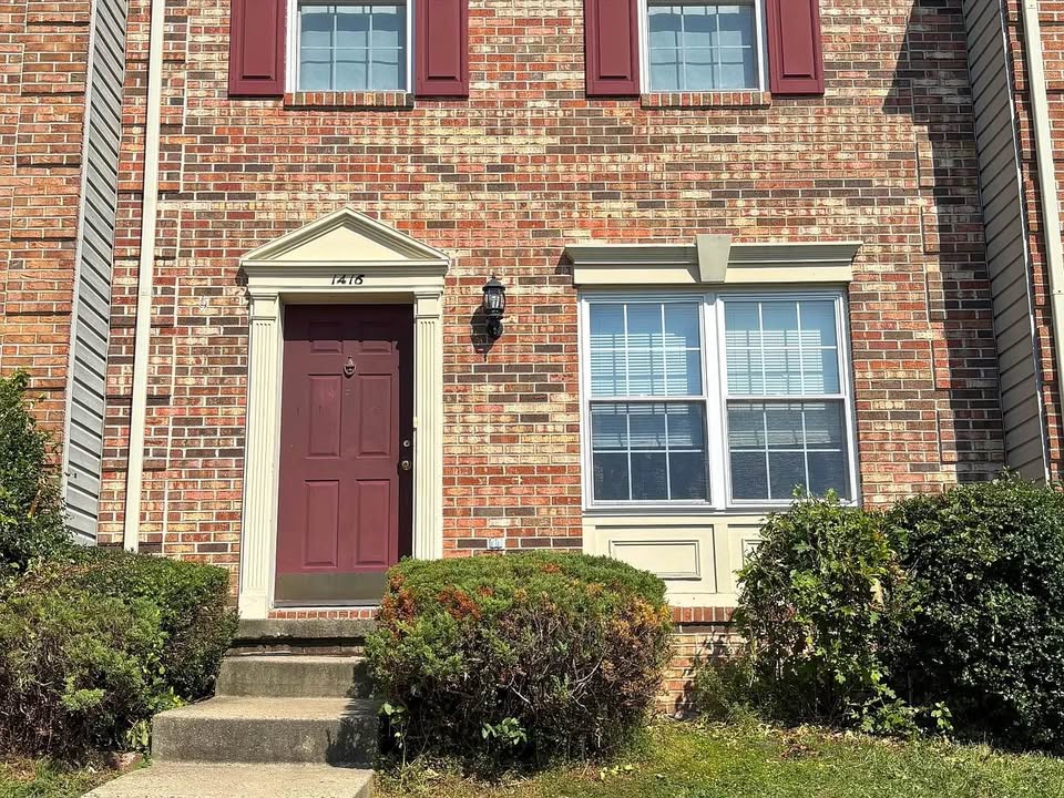 Brick townhome at 1416 Primrose Place in Belcamp, Maryland